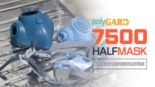 POLYGARD 7500Small  Medium Large Silicone Half Mask Disinfection Guideline [upl. by Halivah369]