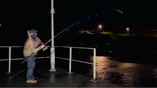 FISH ON at AMLWCH BREAKWATER❗️ UK Sea Fishing [upl. by Naga]