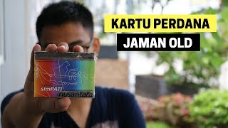 Buka Bungkus Kartu Perdana Jadul [upl. by Sherrard]