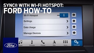 SYNC® Connect with WiFi Hotspot Overview  SYNC 3 HowTo  Ford [upl. by Kevon882]