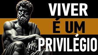 VIVER É UM PRIVILÉGIO  Estoicismo [upl. by Nylimaj879]