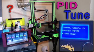 How To PID Tune The Creality Ender 3PronterFace BigTreeTech [upl. by Westberg]