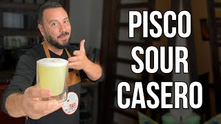 ¡¿Cómo preparar un Pisco Sour Fácil y Delicioso  Receta Rápida  Tulio Recomienda [upl. by Ecydnak]