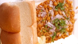 Usal Pav  white peas curry with bread Maharashtrian speciality  By Vahchef  Vahrehvahcom [upl. by Lilak375]