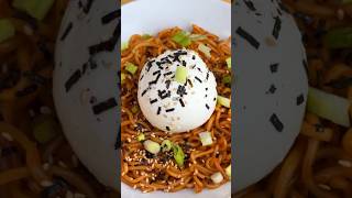 Trying the Viral BURRATA RAMEN Recipe 🍜🧀 ramen recipehack spicynoodles [upl. by Sarchet]