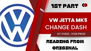 Jetta MK5 Cluster Swap Reading Immo Data From Original Part1 [upl. by Conall129]