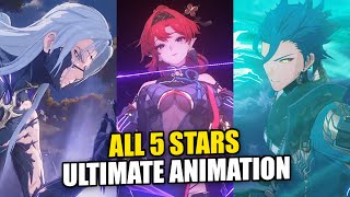 Wuthering Waves All 5 Star Character Ultimate Animation  Wuthering Waves [upl. by Kiley]