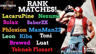 SF6 RANK VS LacaruPine Nezumi Solax Toni SaberZX Phloxion ManMan22 Leon Kiba Luat Brewed [upl. by Eddina]