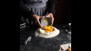 How To Make Semolina Pasta Dough by Hand [upl. by Assetan]