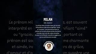 MILAN  Un prénom arabe unique et puissant [upl. by Maidy915]