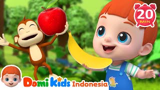 Apel Dan Pisang  Domi Kids Kumpulan Lagu Pesta Anakanak  Cerita amp Lagu Anakanak [upl. by Tolley]