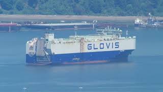 GLOVIS CONDOR Vehicles Carrier Port of Tacoma United States [upl. by Nosak]