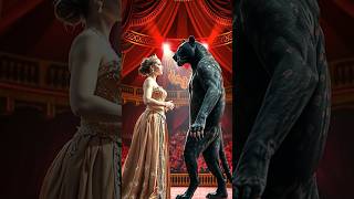 A QUEEN FUSES WITH A PANTHER ON AGT americagottalent magic talent [upl. by Burford605]