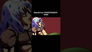 Diavolo death meme keşfet animation jojo Dodomations [upl. by Eiffe]