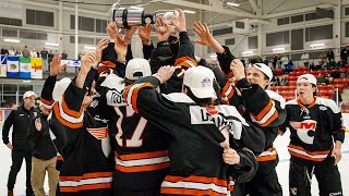 Highlights from Cantonniers de Magog vs Brandon Wheat Kings in the 2024 TELUS Cup gold medal game [upl. by Ahsieyk]