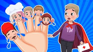 Boo Boo Finger Family Song  Nursery Rhymes and Kids Songs  Yupi [upl. by Lila617]