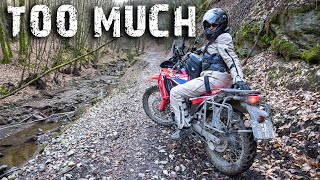 We tried to conquer a wild valley on our Honda CRF300 Rally [upl. by Cahilly850]