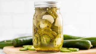 How to Make Pickled Jalapenos  The Stay At Home Chef [upl. by Icnarf]