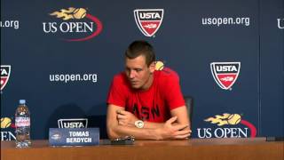 Berdych Defeats Almagro In US Open Fourth Round [upl. by Mitzl283]