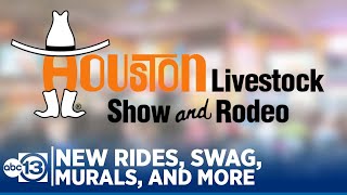 Houston Livestock Show and Rodeo saddles up with new rides swag murals and more [upl. by Robyn]