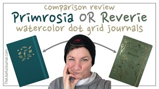 Comparison review of Primrosia and Reverie 160gsm watercolour dot grid journals [upl. by Alicec]