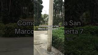 Tutorial como ingresar a san marcos 💪🔥 unmsm sanmarcos uni universidades puerta7 base24 [upl. by Roban]