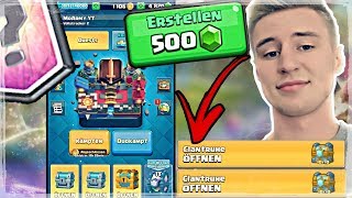 In 5 Siegen MAGIETRUHEN DROP 2x CLANTRUHE  500 GEMs Turnier Clash Royale deutsch [upl. by Nawek]