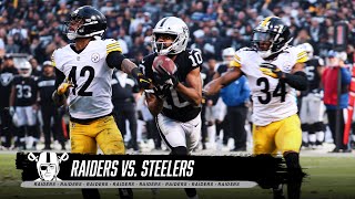 Raiders’ AllTime Memorable Highlights vs Pittsburgh Steelers  NFL [upl. by Nwadrebma]