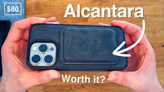 Alcantara Case for iPhone 15 Pro Max  First Impressions [upl. by Ermanno358]