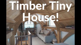 Timber Frame Tiny House  Second Floor Tour [upl. by Sverre]