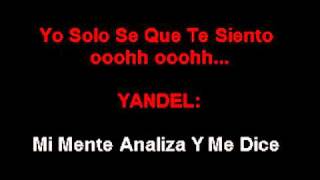 Karaoke Wisin y Yandel te siento [upl. by Desta214]