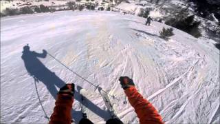 One ride from top to the start of the skilift boge 13022015 [upl. by Idet]