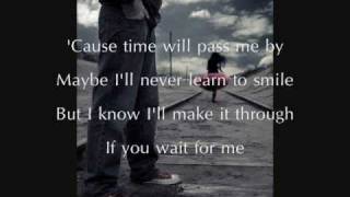 Will You Wait For Me by Gareth Gates w lyrics [upl. by Alekat324]