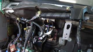 K24 swap Part 7 Rywire drive by wire pedal instal and Haltech iC7 [upl. by Shana]