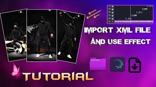 How to Import Xml to alight motion and use beat effect Tutorial 💥 Free fire New Tutorial Video [upl. by Dupin]