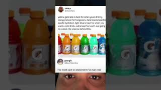 Drunky drunks gatorade food memes music artist rap art CHATS wats ur favorite Gatorade [upl. by Narmi]