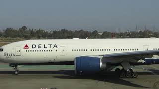 Plane Spotting at Delta Air Lines Terminal 3 at LAX Airport [upl. by Slinkman]