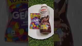 Chocolate Thick Shake amp Gems ice cream shortvideo icecream viralvideo youtubeshorts [upl. by Ennahteb]