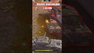 WoT Blitz Bisonte Unbreakable IbsharkI worldoftanksblitz wotblitz wotb shortswotb вотблиц [upl. by Kimbra]