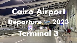 Cairo Airport Departure Terminal 3 Business Lounge 2023 [upl. by Ethelbert]