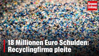 Recyclingfirma pleite 65 Mitarbeiter zittern  kronetv NEWS [upl. by Damara]