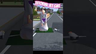 Virei a JET GIRL 😱 sakuraschool sakuraschoolsimulator sakura [upl. by Manaker]