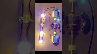 1 DC😯 motor 4 LED light [upl. by Aizahs]