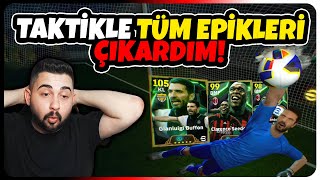 TAKTİKLE TÜM EPİKLERİ ÇIKARDIM 105 BUFFON amp 104 SEEDORF amp AMBROSINI TOP AÇILIMI eFootball 2025 [upl. by Tiat26]