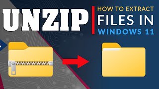 How to Extract or Unzip Files in Windows 11  Open Compressed Files in Windows 11 [upl. by Ealasaid]