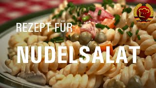 Den einfachsten Nudelsalat der Welt selber machen mit diesem DDR Rezept ohne Fleisch [upl. by Resaec856]