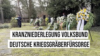 13022024 Dresden Nordfriedhof GedenkenKranzniederlegung Volksbund Deutsche Kriegsgräberfürsorge [upl. by Yvonner781]