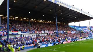 Sheffield Wednesday and Glasgow Rangers Epic rendition of 10 German Bombers [upl. by Redna]