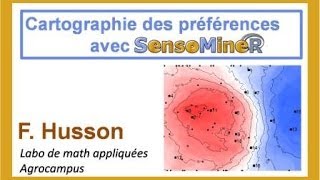 Faire une cartographie des préférences avec SensoMineR [upl. by Gorges]