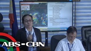 PAGASA holds press briefing on Tropical Storm EntengPH  ABSCBN News [upl. by Otrebmuh487]